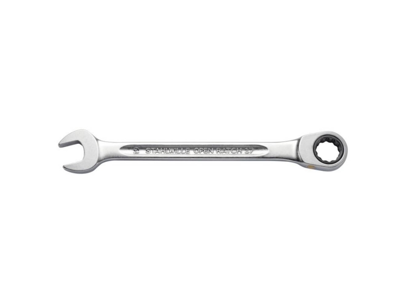 Stahlwille 40171515 17F 15 Flach Chiave A Cricchetto Combinata