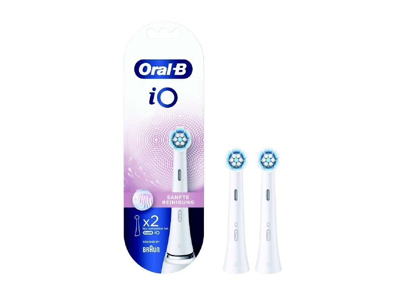 Oral-B iO Gentle cleaning, 2 kpl, Valkoinen, Saksa, Oral-B, iO, 74 mm