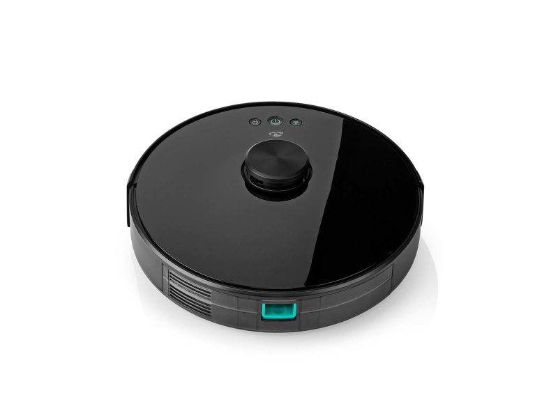 Nedis SmartLife Robot Støvsuger | Navigationsmetode: Lasernavigation | Wi-Fi | Kapacitet Collection Reservoir: 0.6 l | Automatisk opladning | Maksimal driftstid: 2 timer | Sort | Android™ / IOS