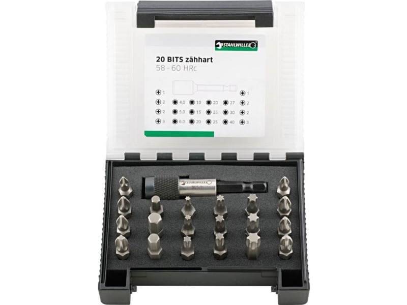 Stahlwille 1204/21-1 Bit-Set In Art Box 96080121 Bitsatz