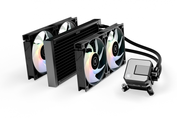 Ek Water Blocks Ek-Aio Elite 280 D-Rgb, All-In-One Liquid Cooler, 14 Cm, 116 Kubikfod/Min.