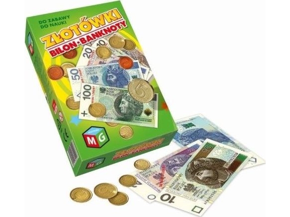 Gold Coins-Banknoten Zum Spielen Und Lernen 00297