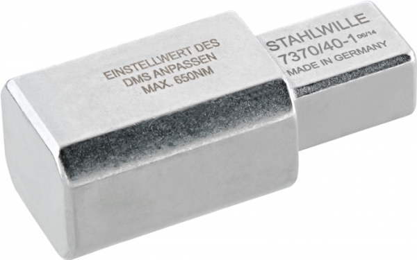 Stahlwille 7370/40 1 Adapter Stål Krom Stahlwille 251 G 66 Mm