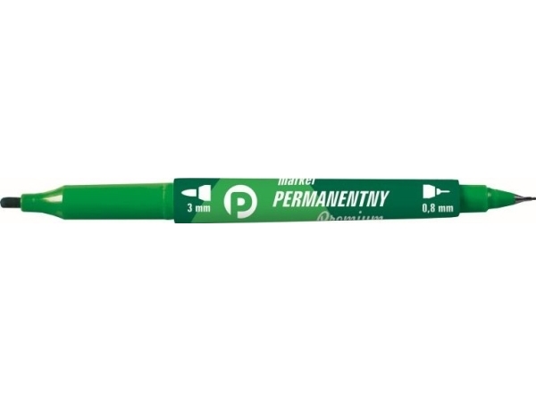 Marker Perman. Green. 2 Tips (12Pcs) Km501-Z2