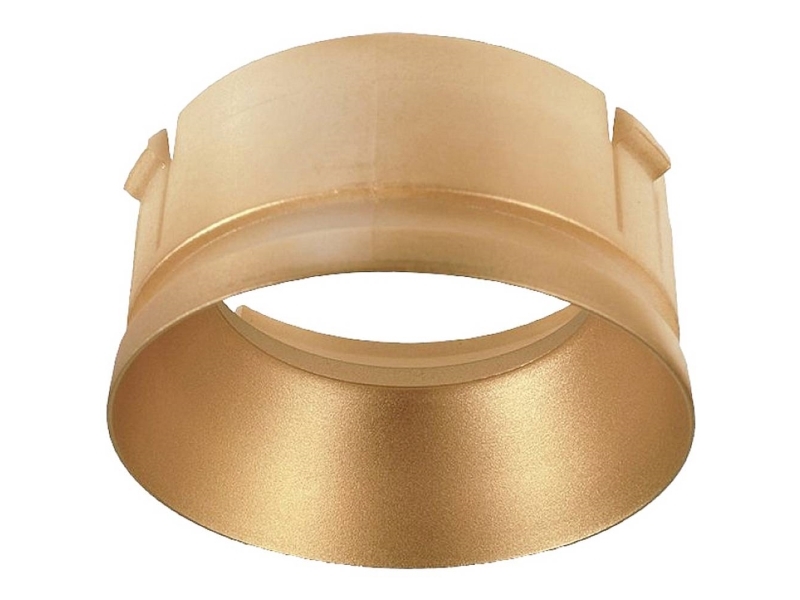 Deko Light 930303 Reflektor Ring Gold Für Serie Klara / Nihal Mini / Rigel Mini / Can Højvolt-Skinnesystem-Komponenter Reflektor 3-Faset Guld