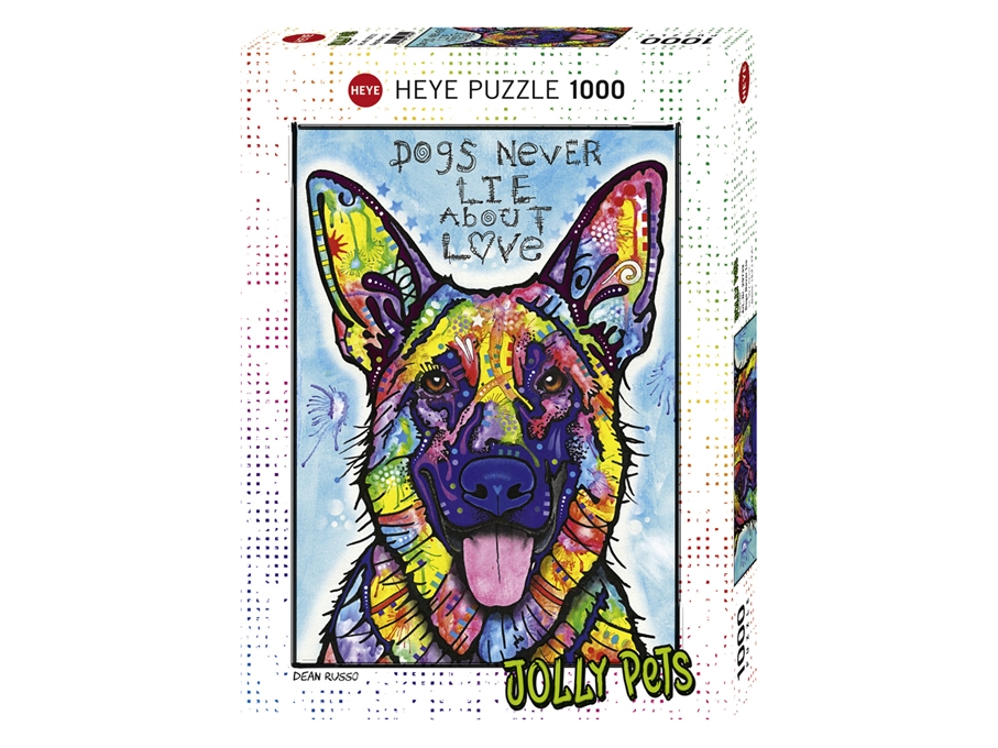 Heye Dogs Never Lie, 1000 Stk, Kunst
