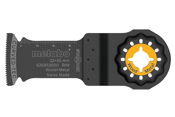 Metabo 626953000, Sågblad, Hårt träslag, Plast, Mjuka träslag, Trä med spik, Bimetall, 4,5 cm, 32 mm, 1 styck | Elverktyg - DIY - Elverktyg 230V - Multiverktyg | GameStuff