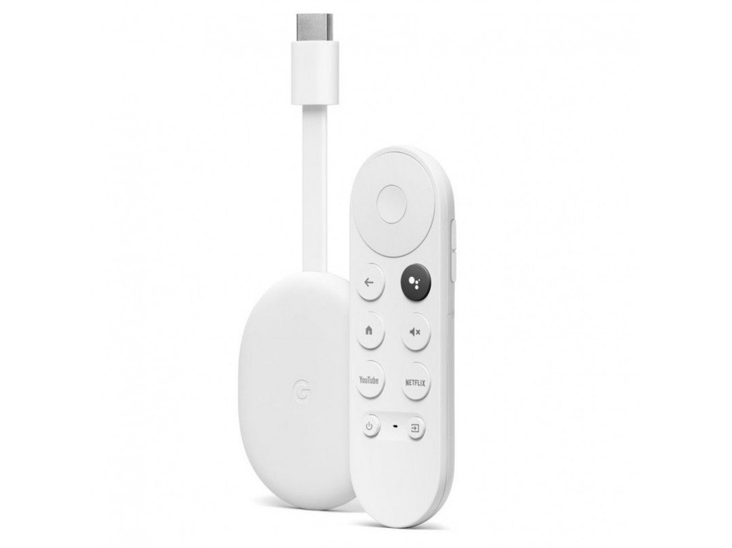 Google Chromecast 4K with Google TV Digital multimedie-afspiller - Android TV - HDR - Wi-Fi / Bluetooth - HDMI - (EU)