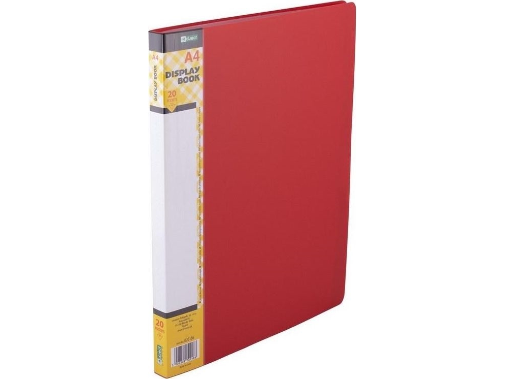 D.Rect mappe 20 skjorter rød D.RECT