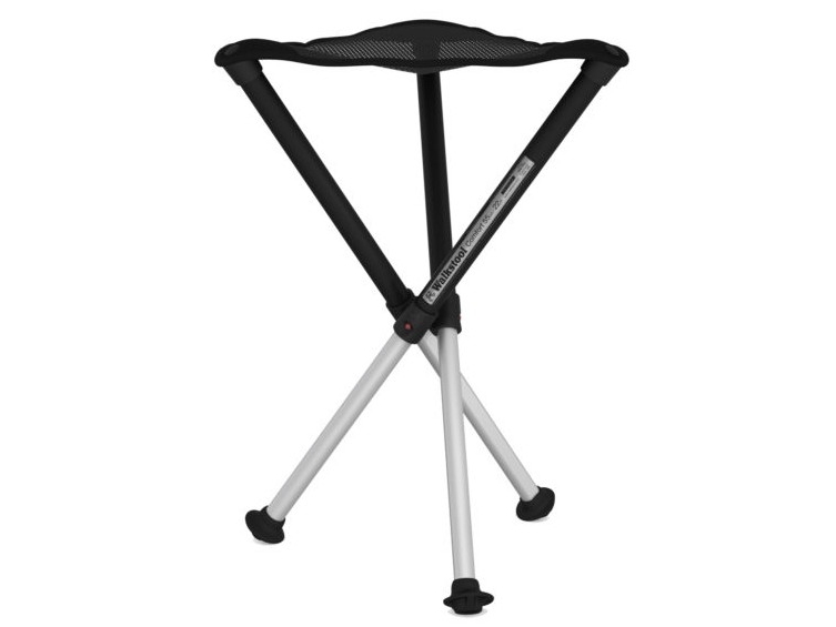 Walkstool Comfort 55, 225 kg, Retkijakkara, 3 jalkoja, Kokoontaitettava, 800 g, Musta
