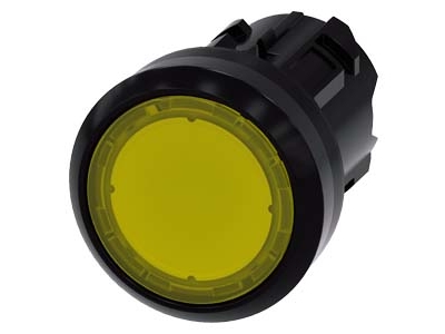 Siemens 3SU10010AB300AA0, Plast, IP66, IP67, IP69, IP69K, Sort, Gul, 2,2 cm, 29,5 mm, 29,5 mm