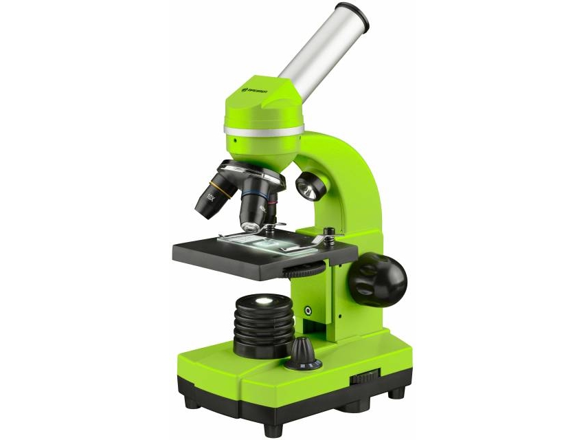 Bresser Optics Junior, Digitalt mikroskop, Grøn, Aluminium, Plast, 1600x, 40x, LED