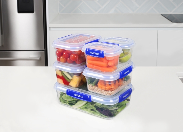 Sistema Madopbevaring - Klip It Plus - Essentials - 6-Pak - Blå