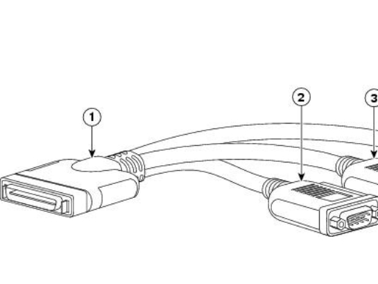 Cisco - Video/USB/seriell kabel - USB, DB-9, HD-15 (VGA) (hane) - för UCS SmartPlay Select B200 M5, SmartPlay Select C3260 UCS 5108 Blade Server Chassis | Datortillbehör - KVM & Switchar - Tillbehör | GameStuff