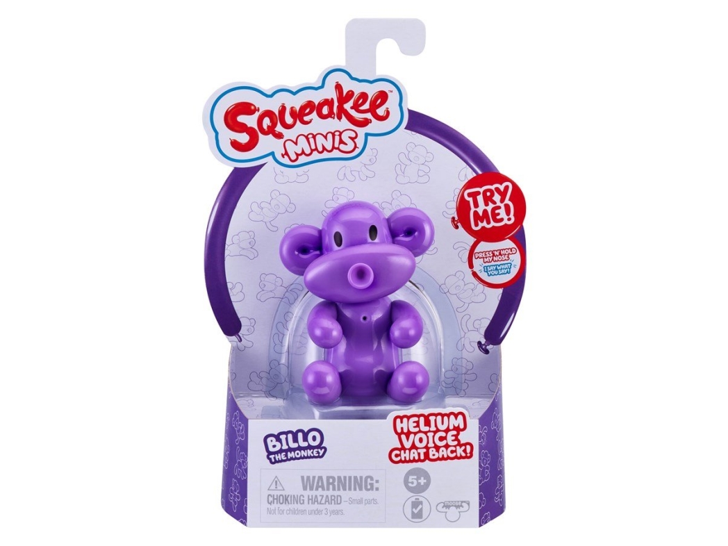 Liniex Squeakee Minis Interaktiv ballongapa | Leksaker - Radiostyrda leksaker - Robotar | GameStuff