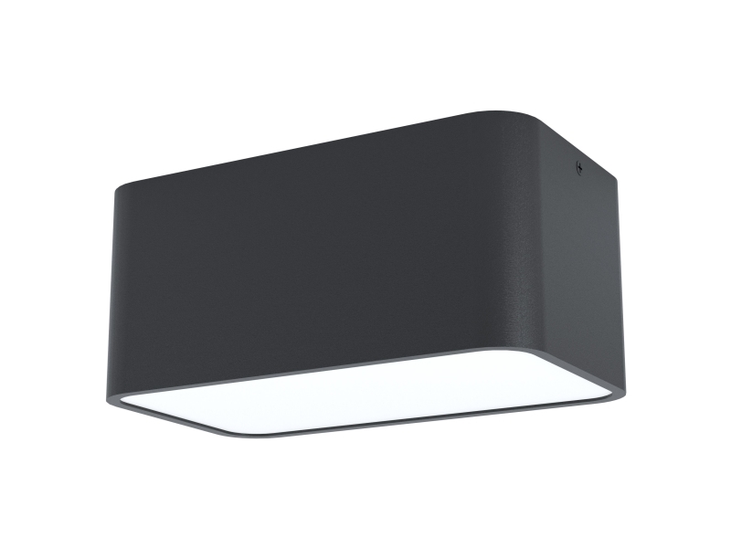 Eglo Grimasola, 2 Glühbirne(N), E27, Ip20, Schwarz