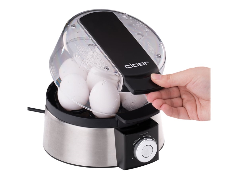 Cloer Æggekoger 6070 - egg boiler - stainless steel/black