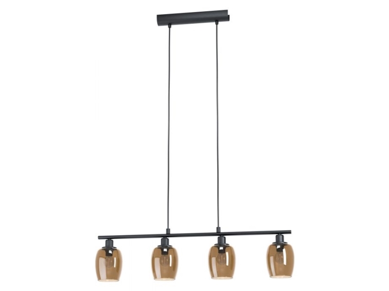 Eglo Zabalea, Festmontage, Schwarz, Bronze, Bronze, Stahl, Rund, Ip20