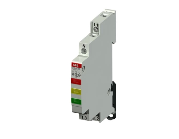 Abb E219-3Cde, Vippekontakt, Grå, Ip20, Led, Schweiz, En 62094-1