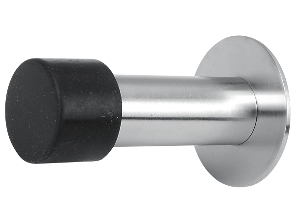 Home&Gtit Türstopper Für Wand Oder Boden Ø4,8 X 7,5 Cm Stahl Gebürstet