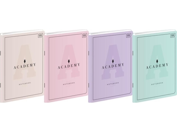 Anteckningsblock A5/60K rutat Academy Pastel (10 st.) | Skola & Hobby - Skolböcker & kalkylblad - Skolböcker och utkast | GameStuff