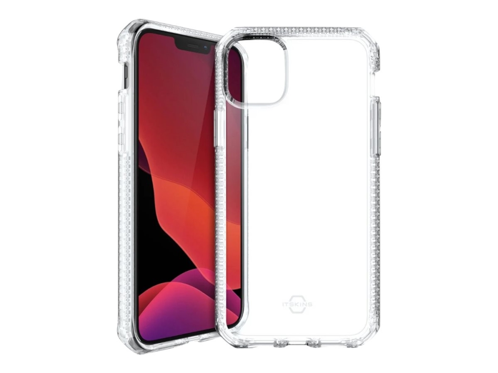 ITSKINS Spectrum Clear - Bagsidecover til mobiltelefon - polymer - gennemsigtig - for Apple iPhone 12, 12 Pro