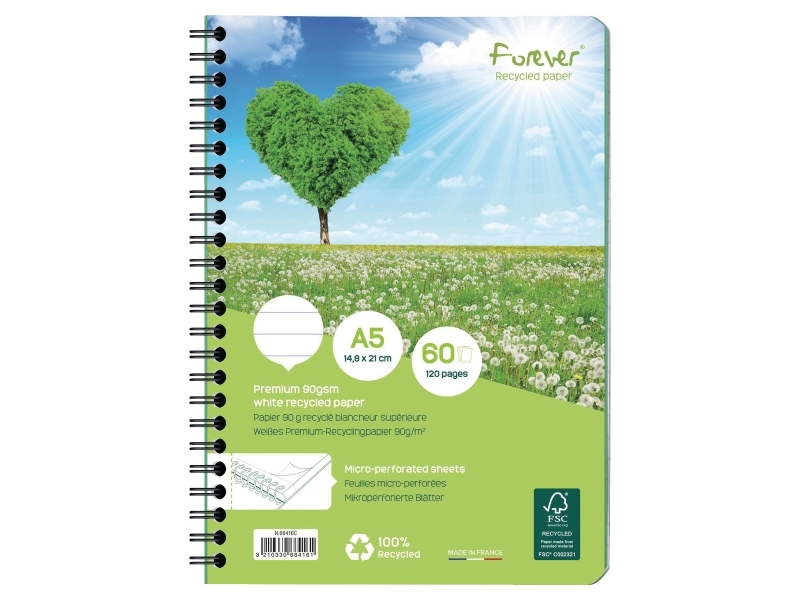 Notizbuch Forever Rhodia, A5, Liniert, 14,8 X 21 Cm, Grün
