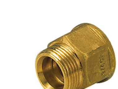 3/4" X 3/4" Übergangsnippel/Rørgevind-Muffe Til Alupex Wavin