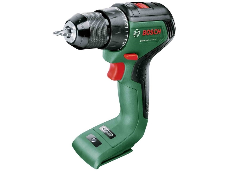 Bosch Universalbohrmaschine 18V-60 - Ohne Akku Und Ladegerät - Solo