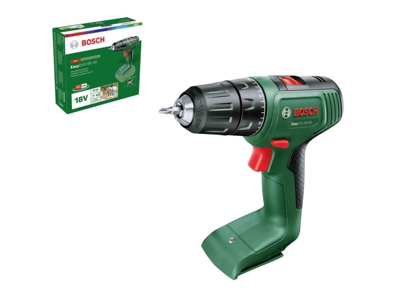 Bosch Home And Garden Easydrill 18V-40 06039D8000 Akku-Bohrmaschine, Akku-Bohrschrauber, Akku-Schrauber 18 V 2.0 Ah Li-Ion Ohne Akku, Ohne Ladegerät