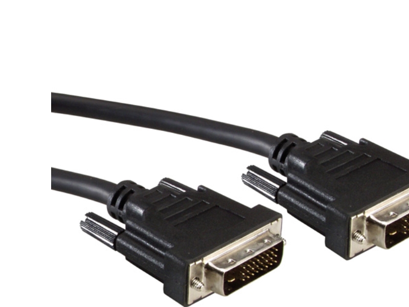 Value Dvi-D/Dvi-D, 2 M, 2 M, Dvi-D, Dvi-D, Sort, 1 Stk, Hanstik/Hanstik