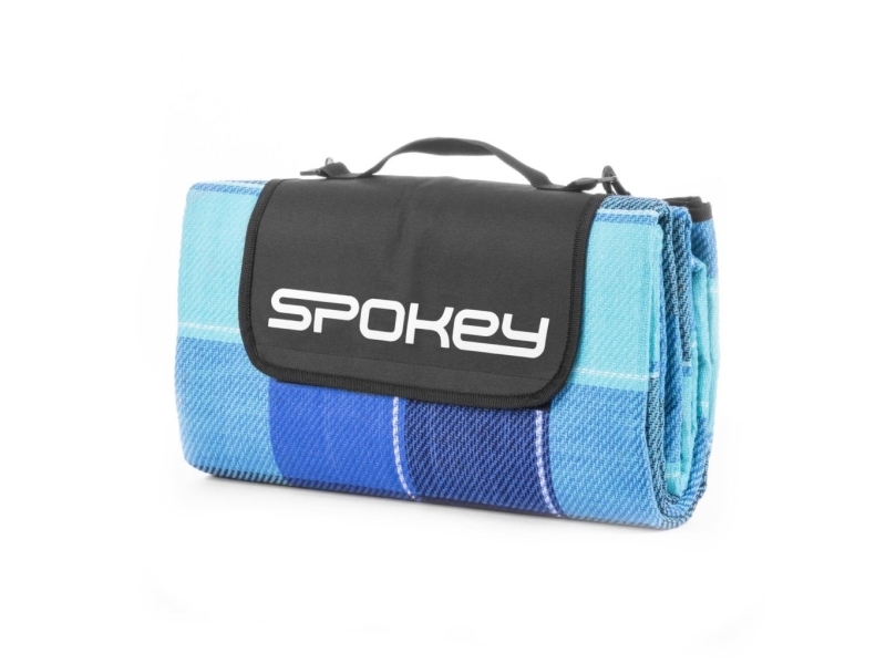 Spokey Picnic Flannel Tæppe 150 X 180 Cm Blå (839636)