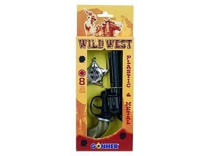 Gonher Cowboy Revolver Mit Abzeichen - 239856