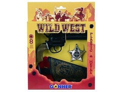 Gonher Cowboy-Revolver Mit Holster Und Abzeichen - 239852