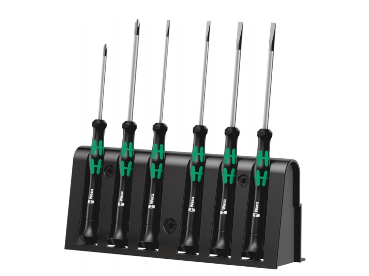 Wera 2035/6 B Elektriker-skruvmejselsats + rack, 55 mm, 205 mm, 26 mm, 424 g | Verktyg & Verkstad - Skruvmejsel - Skruvmejselset | GameStuff