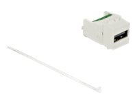 Delock - Modular Indlæg - Usb 2.0 Type A - Hvid