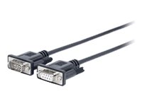 Vivolink 1.8M D-Sub 9 Pin - D-Sub 9 Pin, Schwarz, 1,8 M, D-Sub 9 Pin, D-Sub 9 Pin, Männlich, Weiblich