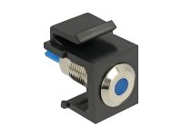 Delock Led - Keystone Jack - Sort