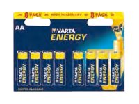 Varta Bv-8 Aa, Einwegbatterie, Aa, Alkali, 8 Stück(E), Blau, Gelb, Zylindrische