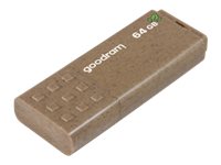 Goodram Ume3 Eco Friendly, 64 Gb, Usb Typ-A, 3.2 Gen 1 (3.1 Gen 1), 60 Mb/S, Kappe, Braun