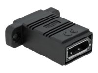 Delock Easy 45 Displayport Adapter Gerade, Displayport, Displayport, Schwarz