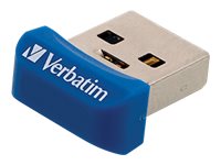 Verbatim Store 'n' Stay NANO - USB flashdrive - 16 GB - USB 3.0 - blå