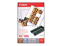 Canon Kc-18If - 18 Stk. Etikettierer - Für Canon Selphy Cp1000, Cp1200, Cp1300, Cp1500, Cp530, Cp780, Cp790, Cp800, Cp820, Cp910