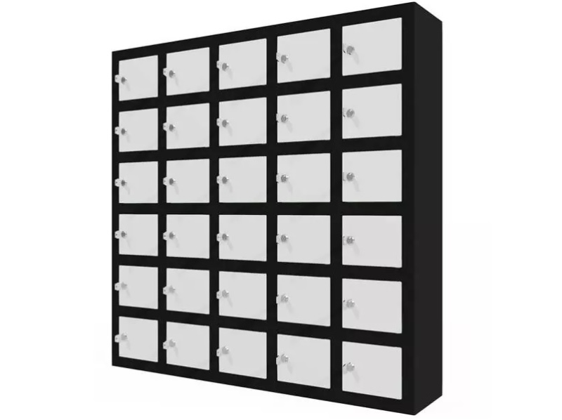 Opbevaringsboks til mobil/værdier 30 rum med nøgle | Arkivering - Arkiv box/mappar - Förvaringslåda för hängmappar | GameStuff