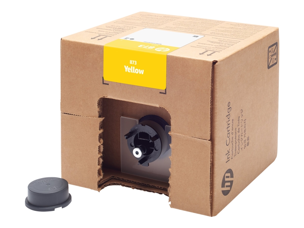Hp 873 3-Liter Yellow Latex Ink Cartridge