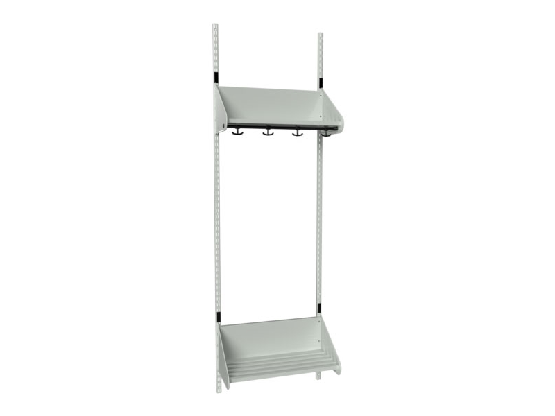 Bst Kombination F, Anbauteil Mit 2 Plätzen B 600 Mm, Dunkelgrau