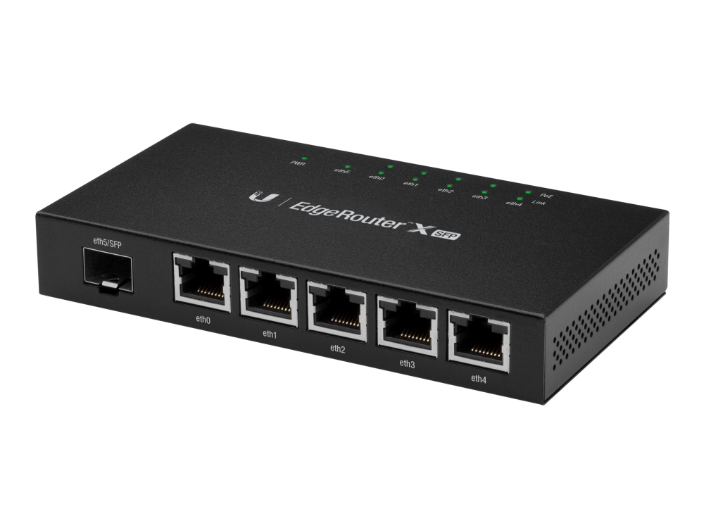 Ubiquiti EdgeRouter X SFP - Ruter - 5-ports svitsj - 1GbE