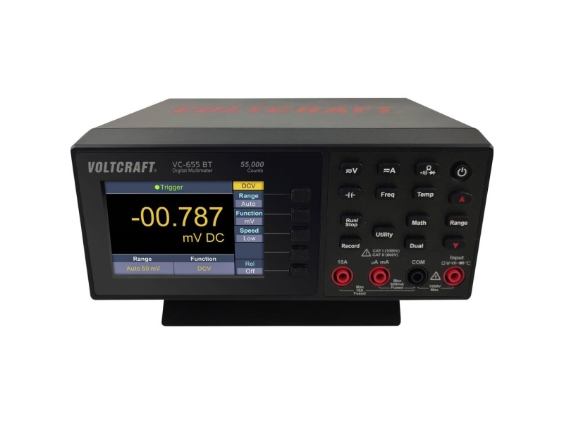Voltcraft 655 Tisch Multimeter Kalibriert Iso Digital Cat 1000 Cat 600 Anzeige Counts: 55000 12608905