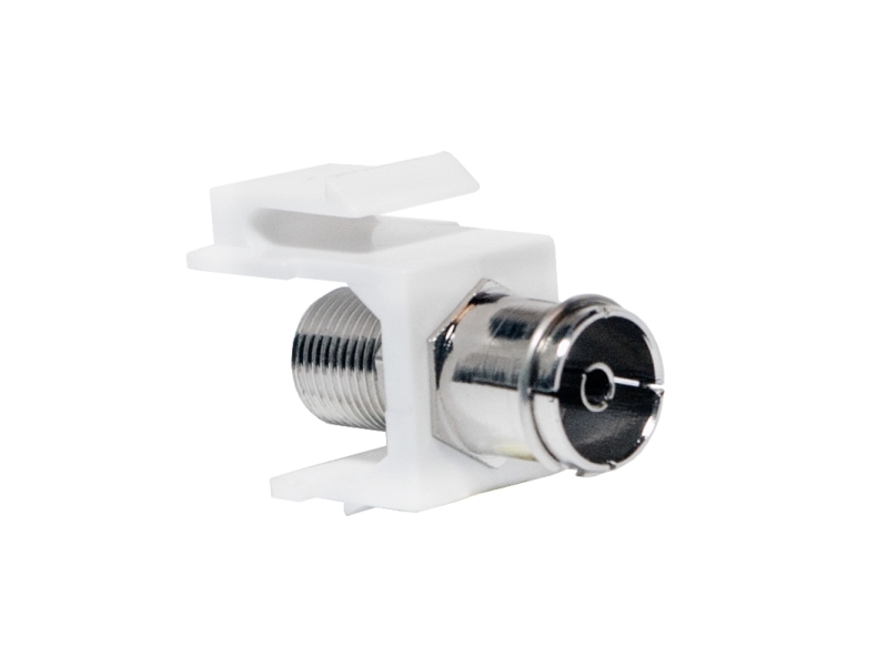 Logilink Nk0020, Flad, Hvid, F-Stik, Hunstik, Hunstik