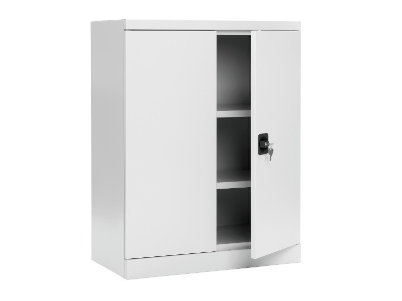 Kontorskab/Opbevaringskab i stål - SMK 1040x800x435 mm